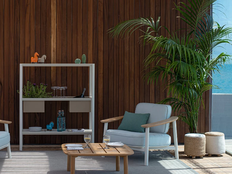 Fauteuil en tissu Twins