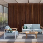 Fauteuil en tissu Twins - 4