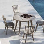 Table de jardin en teck Carol - 2