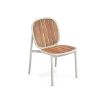 Chaise de jardin en teck Twins (lot de 2) - 4