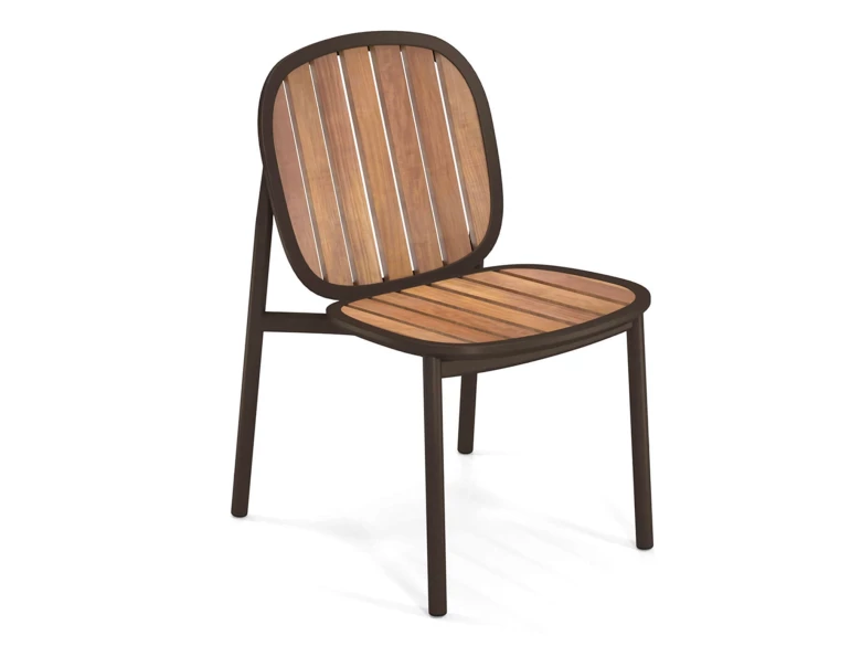 Chaise de jardin en teck Twins (lot de 2)