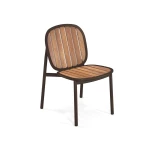 Chaise de jardin en teck Twins (lot de 2) - 6