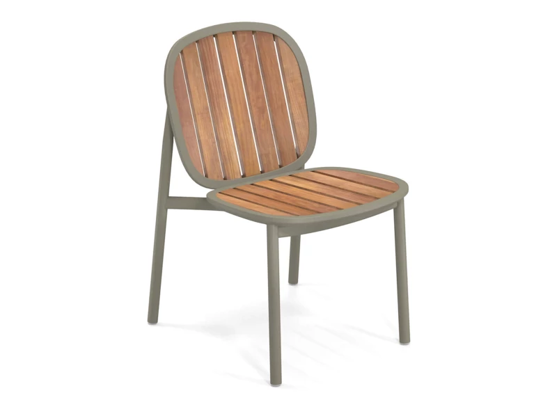 Chaise de jardin en teck Twins (lot de 2)