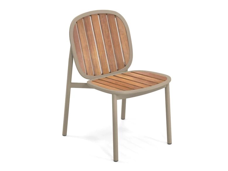 Chaise de jardin en teck Twins (lot de 2)