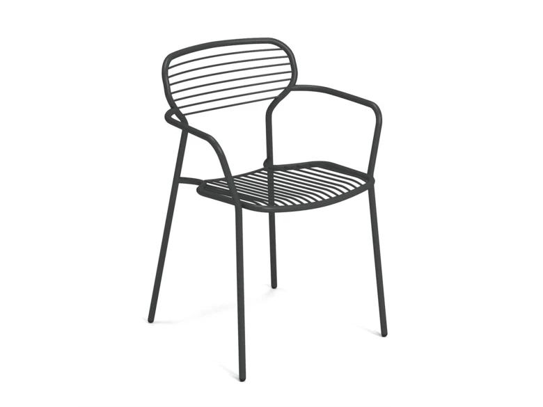 Chaise avec accoudoirs Apero (lot de 4)