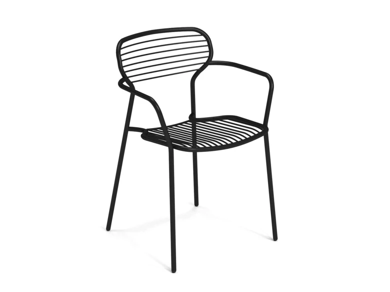 Chaise avec accoudoirs Apero (lot de 4)