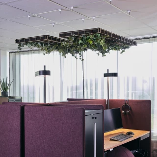 Off the Grid mural et plafond