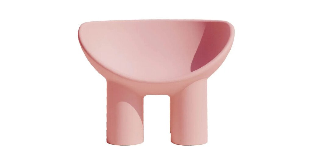 Fauteuil Roly Poly Driade en polyéthylène de Faye Toogood