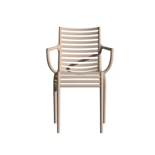 Chaise PIP-e avec accoudoirs (lot de 4)