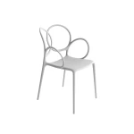 Chaise Sissi avec accoudoirs (lot de 4) - 3