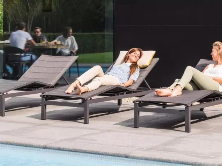 Chaise longue Tremezzo (lot de 4)