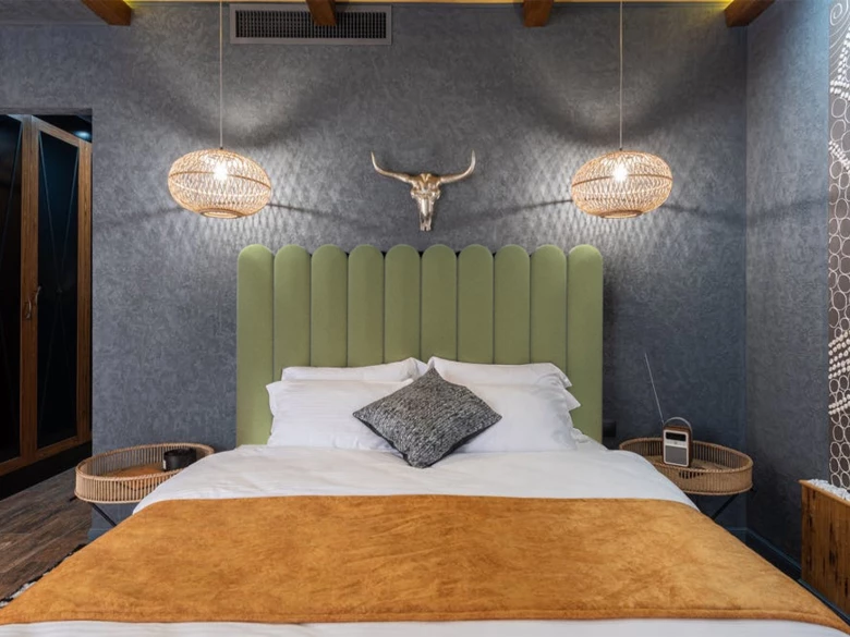 Tête de lit – Morphée en velours 200x140 cm