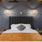 Tête de lit – Morphée en velours 200x140 cm - 4