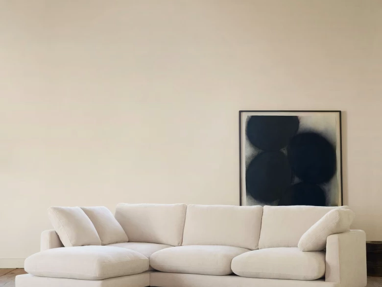 Canapé d'angle à gauche Gala 4pers beige