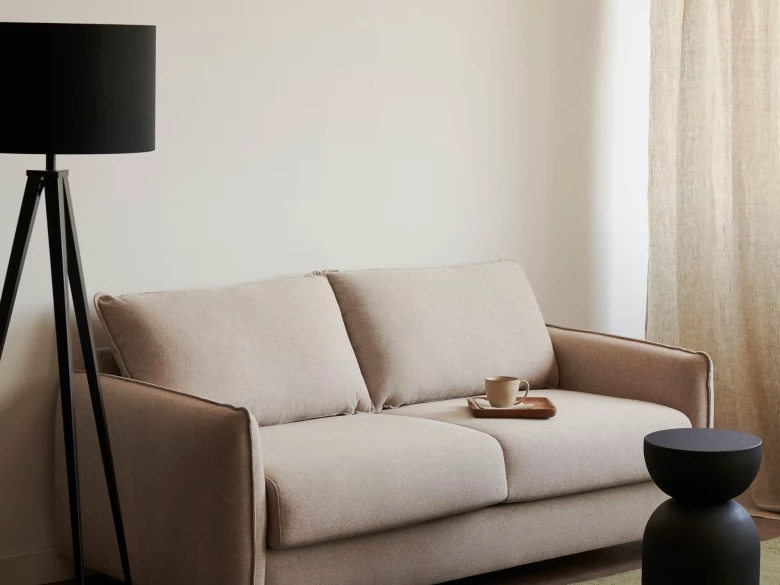 Canapé lit Carlota beige