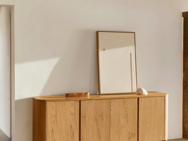 Buffet Salaya en frêne naturel