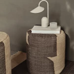 Pouf Forene Tan-chocolat - 2