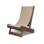 Fauteuil Hemi Teinté foncé/naturel - 1