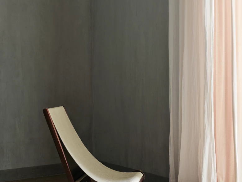 Fauteuil Hemi Teinté foncé/naturel