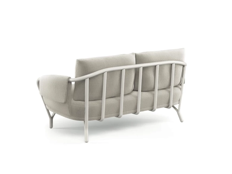 Canapé Angel blanc-gris