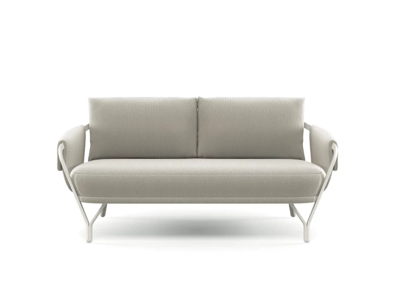 Canapé Angel blanc-gris
