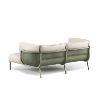 Bed day Cabla vert-écru