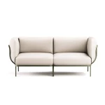 Canapé Cabla 2 pers  vert-écru - 1