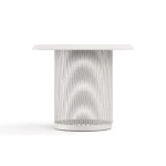 Table basse Cable 58x58cm blanc - 1