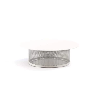 Table basse Cable Rond 98cm blanc