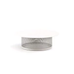 Table basse Cable Rond 98cm blanc - 2