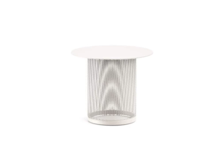 Table basse Cable Rond 58cm blanc