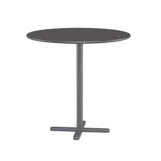 Table ronde pliante Darwin noir