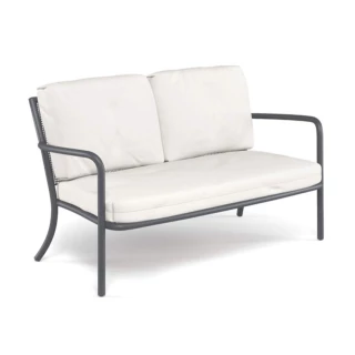 Canapé Athena 2 pers gris