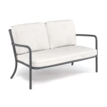 Canapé Athena 2 pers gris - 1