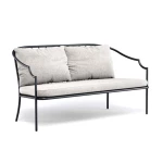 Canapé Como 2 Pers noir - 1