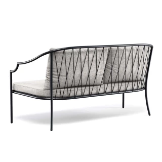 Canapé Como 2 Pers noir