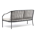 Canapé Como 2 Pers noir - 2