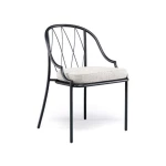 Chaise Como noir (lot de 2) - 3
