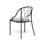 Chaise Como noir (lot de 2) - 2