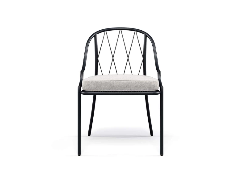 Chaise Como noir