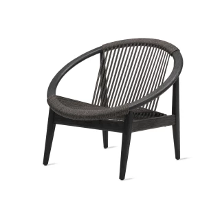Fauteuil Frida noir-noir