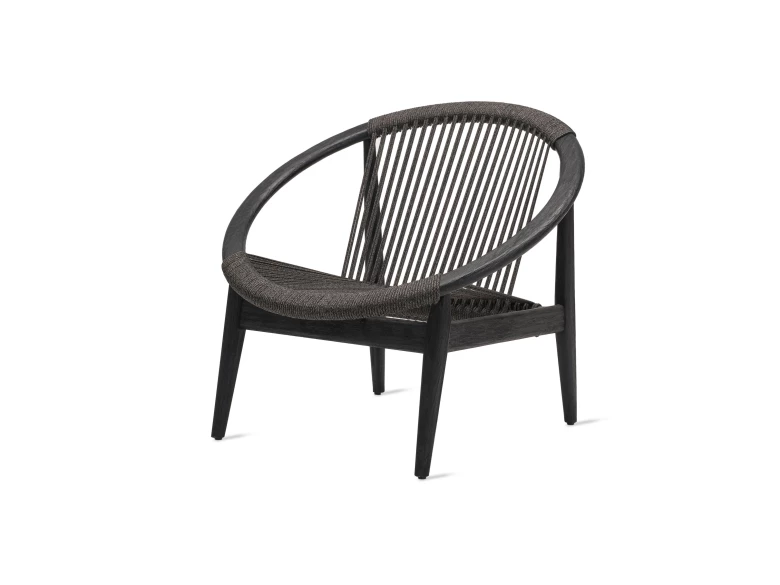 Fauteuil Frida noir-noir