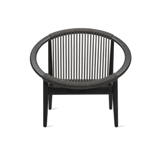 Fauteuil Frida noir-noir