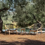 Fauteuil Frida noir-teck - 4