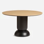 Table Ludo Ø130cm chêne - 1