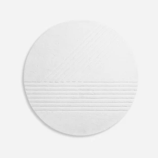 Tapis Kyoto Ø200cm blanc