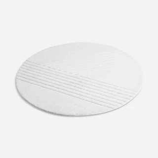 Tapis Kyoto Ø200cm blanc