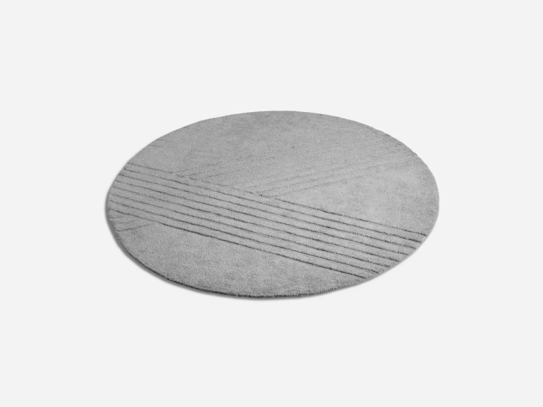Tapis Kyoto Ø200cm gris