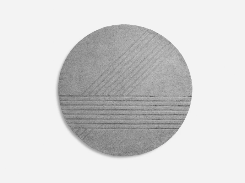 Tapis Kyoto Ø200cm gris