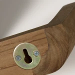 Lot de 2 étagères Shamel finition noyer - 3